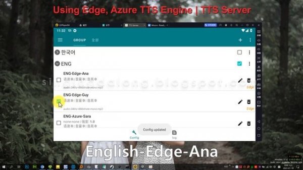 Using Edge, Azure TTS Engine | TTS Server