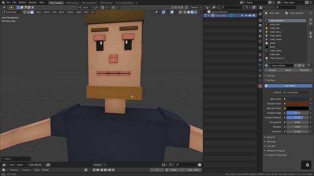 Turn Yourself into Low Poly 3D Art (Blender) смотреть онлайн