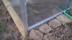 НАША НОВАЯ ТЕПЛИЦА. ЗАКРЫВАЕМ ФУНДАМЕНТ.