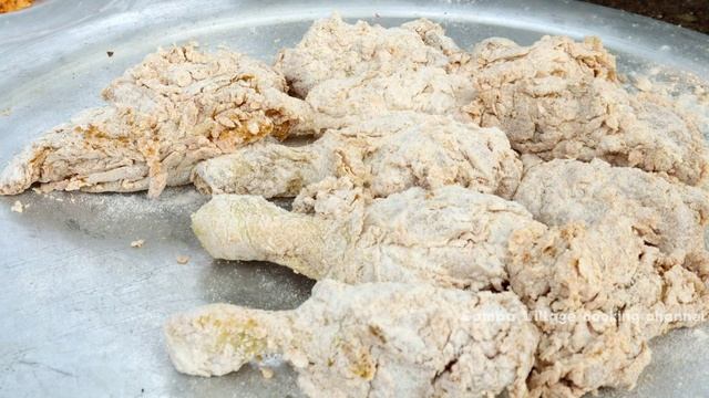 KFC Chicken | full fried chicken | Recipe Prepared by Samba Village cooking channel смотреть онлайн