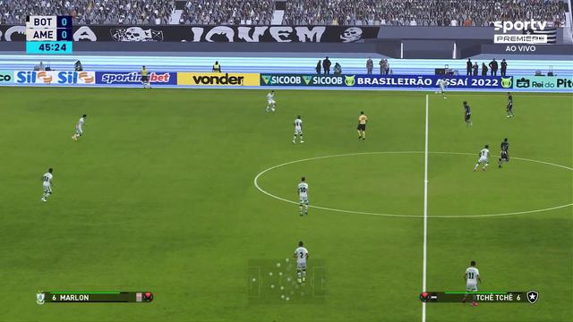 PES 2021 BOTAFOGO X AMÉRICA MG |Ultimate Realistic Mods Mix 3.0| (gfx mod) смотреть онлайн