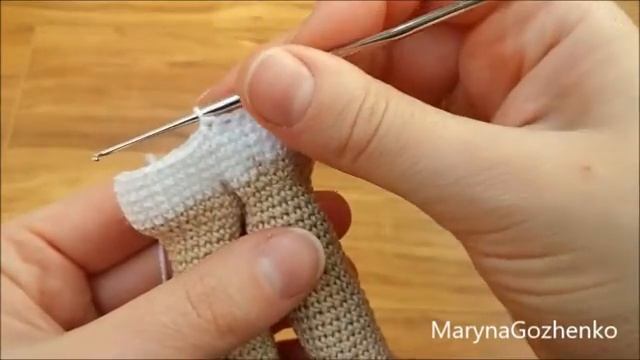 Кукла крючком. Туловище - часть #3. смотреть онлайн