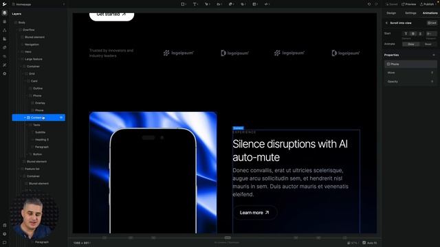 Animations: Scroll into view смотреть онлайн