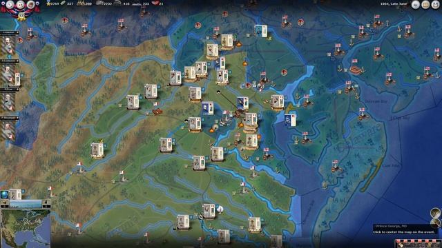 American Civil War 2 (AGEOD) | CSA Let's Play | Jun - Jul 1864 смотреть онлайн