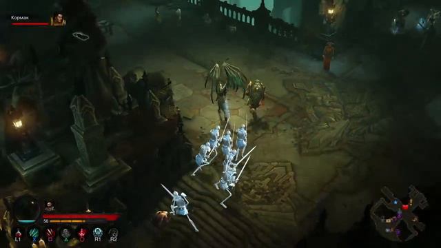PS4 Diablo III: Reaper of Souls #4 заканчиваю АКТ I смотреть онлайн