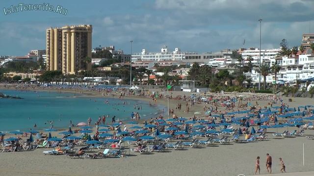 Пляж Лас Вистас на Тенерифе | Playa de Las Vistas смотреть онлайн