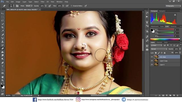 Professional Model Outdoor Photo Retouching and Editing l Photoshop CC tutorial смотреть онлайн