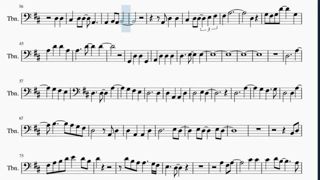 Trombone Sheet Music: How to play Your Love (Juris Sax Cover) by Archie Sax смотреть онлайн