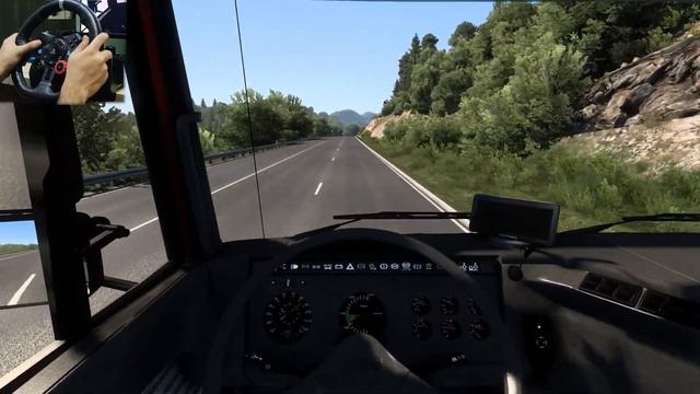 1992 Iveco Turbostar truck mod - Euro Truck Simulator 2 Gameplay - Logitech G29 wheel cam смотреть онлайн