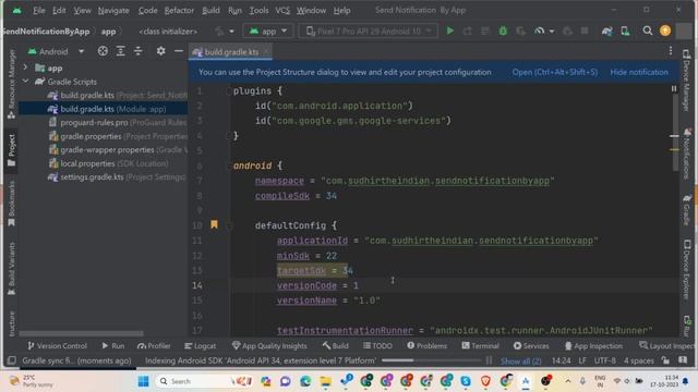 Compile sdk 34 error and dependency error in Android studio problem solution смотреть онлайн