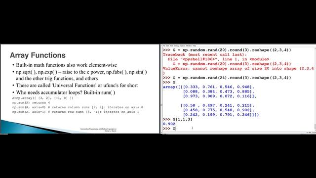 Intermediate Python A3 2022 Week 2 Lecture 2 смотреть онлайн