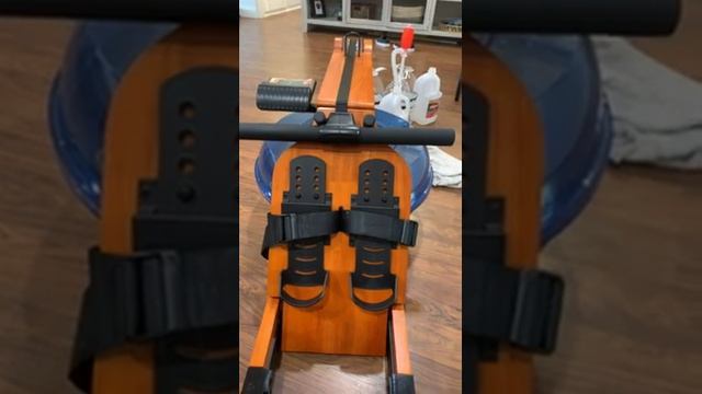 RUNOW Wood Water Rowing Machine, Wooden Indoor Rower Water Resistance for Home Use with LCD Monitor смотреть онлайн