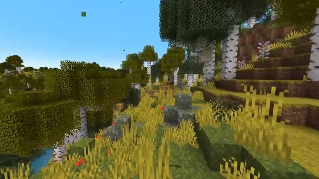 Wild Birch Forest Minecraft Biom! Minecraft Wild Update! смотреть онлайн