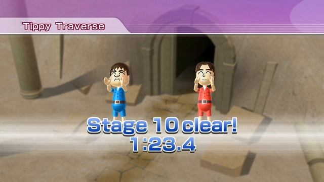 Wii Party Challenge Mode minigame: Tippy Traverse All 10 Stages 60fps смотреть онлайн