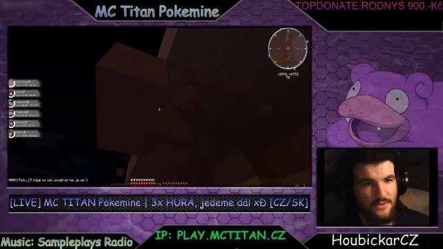 [LIVE] MC TITAN Pokemine | 3x HURÁ, jedeme dál xĐ [CZ/SK] смотреть онлайн