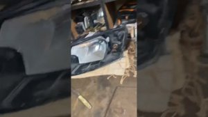 Как снять стекла фар Лада гранта-ответ тут. Покраска масок Лада гранта