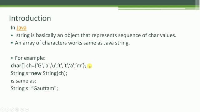 String in Java смотреть онлайн