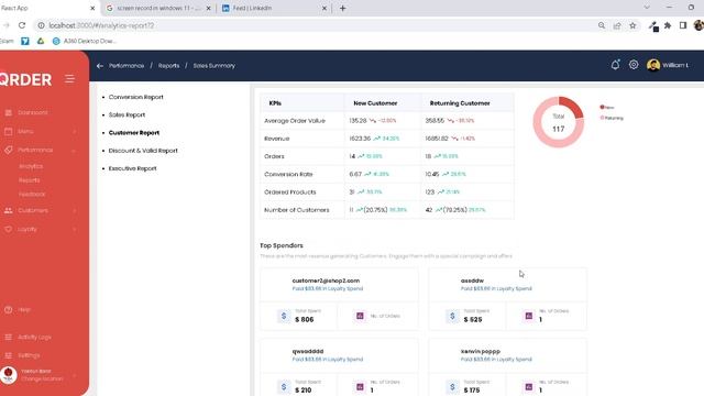 sales analytics and tracking dashboard using React.js and Node.js with React charts ( Echarts ) смотреть онлайн