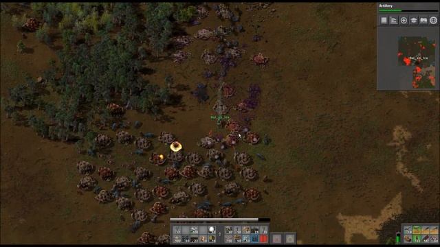 Factorio - Personal Laser Defense Tank vs Aliens. смотреть онлайн