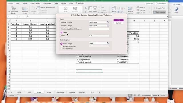 How to Compute t test using MS Excel in Quantitative Research смотреть онлайн