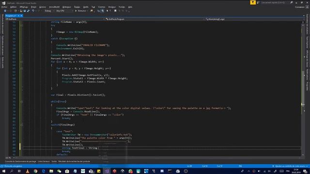 Obtaining the image's color palette (C#) смотреть онлайн