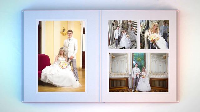 Свадебный видеоальбом ( оформление в романтическом стиле ) - wedding album video (romantic style) смотреть онлайн
