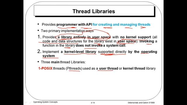 Operating System Lecture 6 - Part III (Threads) - Multithreading Models смотреть онлайн