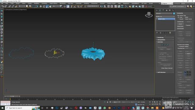 Unusual Loft in 3D MAX. 3ds max tutorial смотреть онлайн