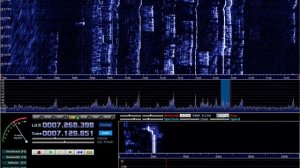 Тест SDR приёмника "свисток" на 40м + настройки программы HDSDR