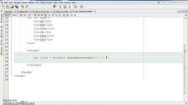 JavaScript - How To Get And Display Selected LI Text To Input Text In Javascript [with source code] смотреть онлайн