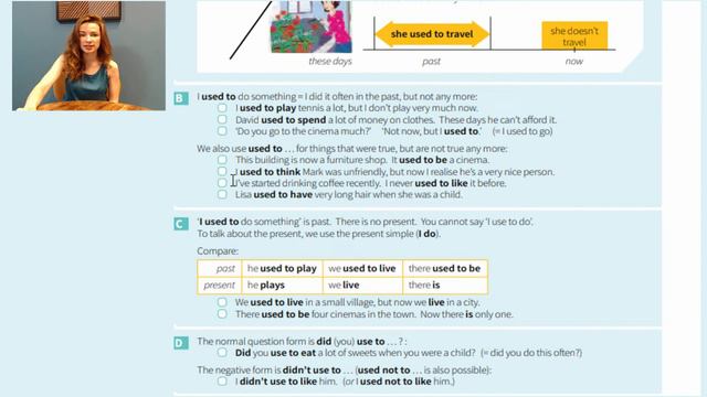 English Grammar in Use | Unit 18 used to do something смотреть онлайн