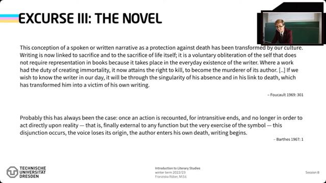 Introduction to Literary Studies: Prose III and Structuralism смотреть онлайн
