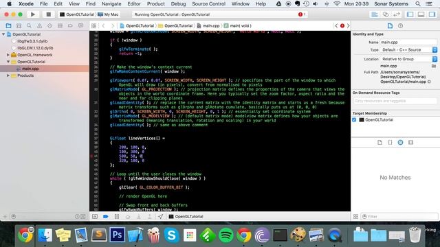 OpenGL Tutorial 8 - Drawing A Line Strip/Loop смотреть онлайн