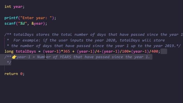 What's the Day on 1st January of Any Year C Program, C Language Tutorial, Gregorian Calendar Trick смотреть онлайн
