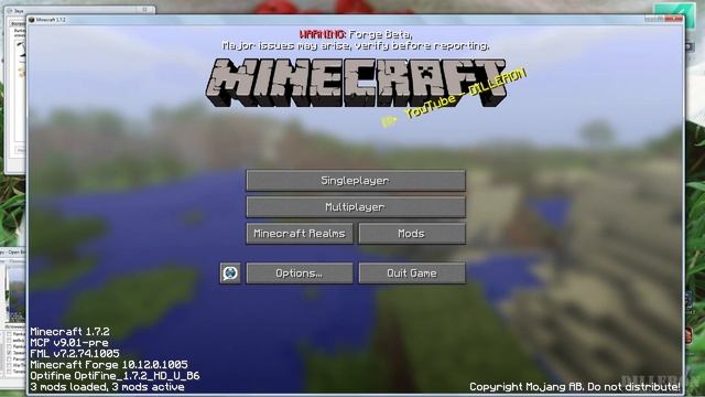 Minecraft 1.7.2 и 1.7.4 - Как установить Forge + Optifine (скачать) смотреть онлайн