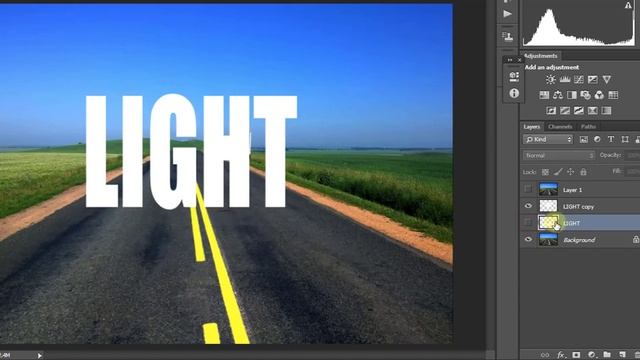 How to Create Text Light Effect in Photoshop смотреть онлайн