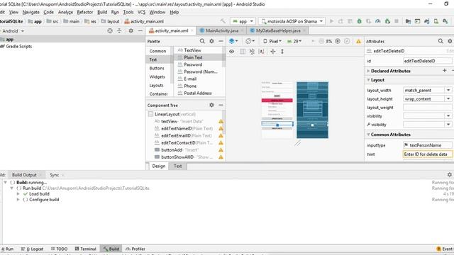 Tutorial 32: Delete data from SQLite database in Android(Part-1) смотреть онлайн