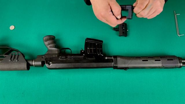 лапка свд 2 кронштейн для установки сошек на СВД и гражданские карабины Тигр. смотреть онлайн