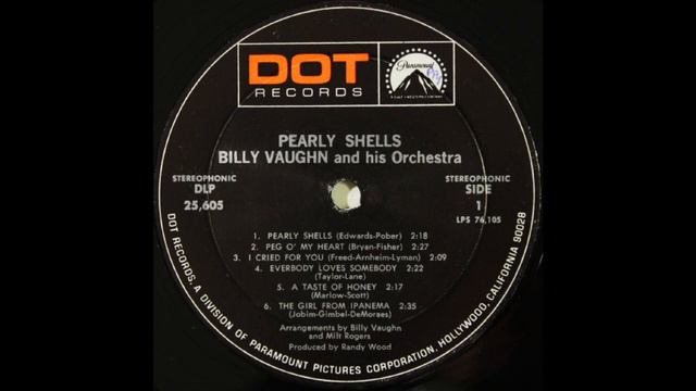 PEARLY SHELLS (Full LP) - Billy Vaughn and his Orchestra - DLP 25605 смотреть онлайн