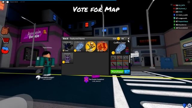 UNBOXING THE NEW HALLOWEEN EXOTICS!! [50+ COFFIN CASES] (ROBLOX ASSASSIN) смотреть онлайн