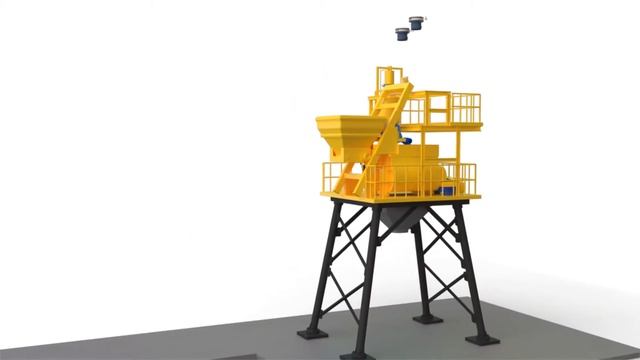 HZS35 мини бетонный завод из Китая - AIMIX смотреть онлайн