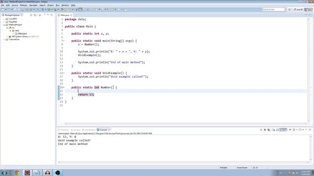 ► Java Tutorial: Methods смотреть онлайн