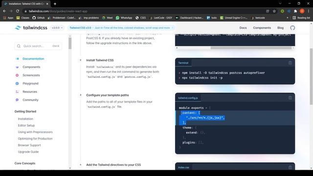 How To Use TailwindCss 3.0 with React.JS | Tailwind 3.0 | React | Yarn | May We Code смотреть онлайн