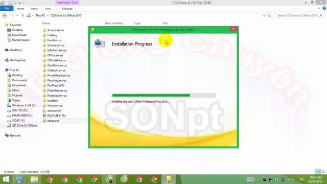 Hướng dẫn cài đặt Microsoft Office 2010 Professional Plus | How to install office 2010 смотреть онлайн