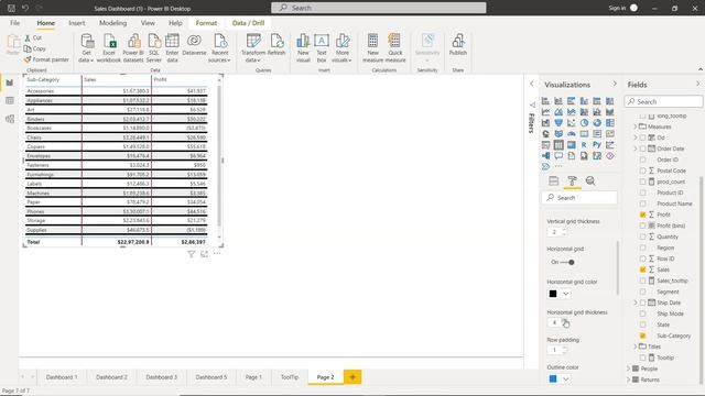 Formatting Power BI Table Grid смотреть онлайн