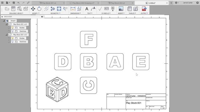 Fusion 360 Tutorial for absolute beginners - How to create a Drawing смотреть онлайн