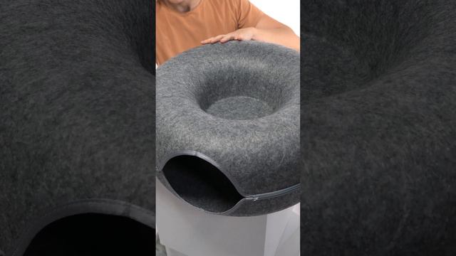 Лежанка-бублик для кошек смотреть онлайн
