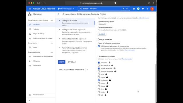 Creación de un Cluster Big Data con Google Cloud Gratuito смотреть онлайн