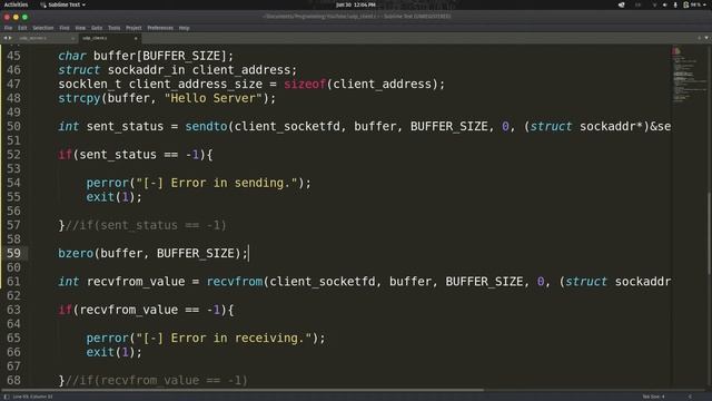 #05 Socket Programming in C: Creating a UDP Client смотреть онлайн