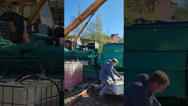 Испытания работы ДГУ Cummins C1400D5 с нагрузочным модулем смотреть онлайн